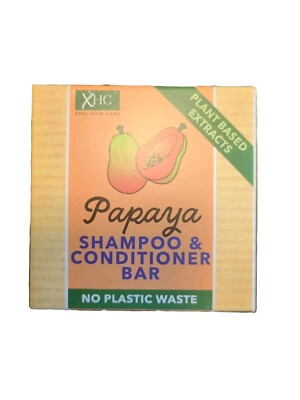 XHC Papaya Shampoo & Conditioner Bar (60g)