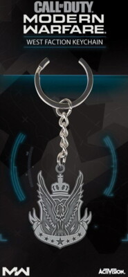 Call of Duty Modern Warfare West Faction Logo - Metall Schlüsselanhänger  4,5cm