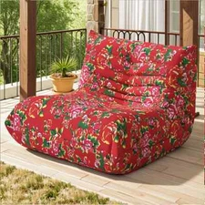 Caterpillar Lazy Sofa Nap Couch 1 to 3 Seats Tatami Bed Beanbag Chair Floor Sofa