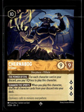 Disney Lorcana Into the Inklands Chernabog Evildoer Non Foil 3/204