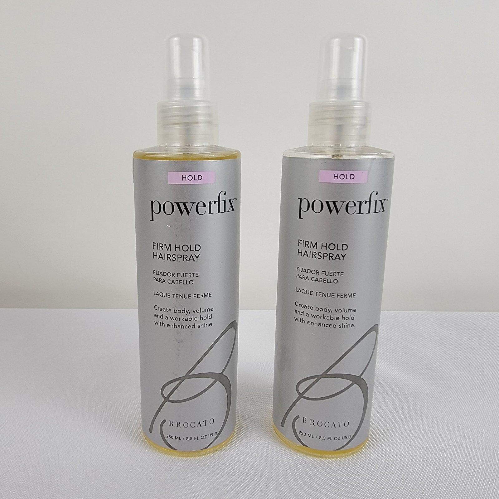 Brocato Powerfix Firm Hold Hairspray Volumizing Hairspray 2 Bottles 8.5 fl oz ea
