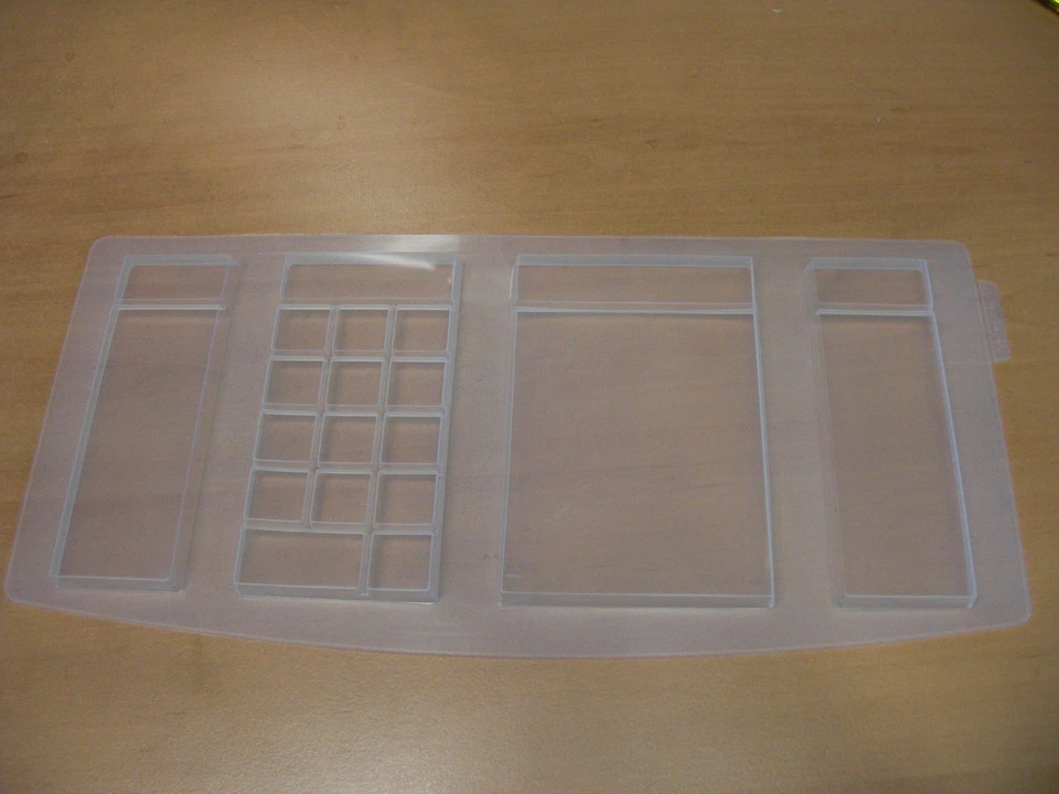 Sharp XE-A207, XE-A207B Folienabdeckung Tasten Schutz Kasse Tastaturschutz