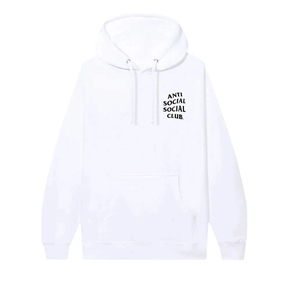 A BATHING APE (BAPE) Felpa con cappuccio Anti Social Social Club Kkotch bianca