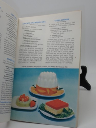 Vintage 1970s Joys of Jello Gelatin Dessert Cookbook Cook Recipe Book Jell-O - Foto 5 di 6