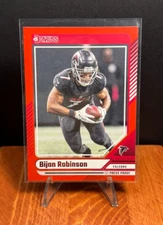 2024 Panini Donruss - Bijan Robinson #162 - RED PRESS PROOF - FALCONS - MINT
