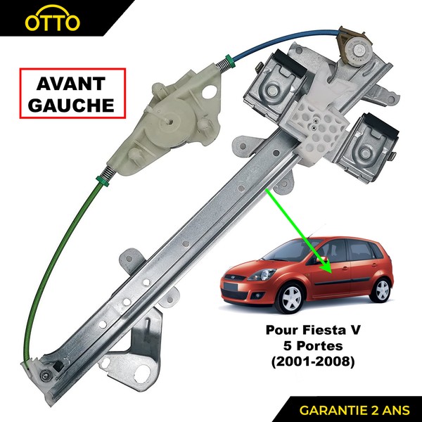 Elektrische Fensterheber Mechanismus Vorne Links Fiesta V (5 TüRen) 1547734-image