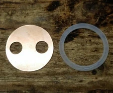 24oz Copper Wide Mouth Mason Jar disk +Gasket ➜ 3/4" Moonshine Infusion Thumper
