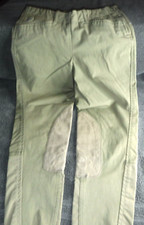 ARIAT Riding Pants Kids Girls Size 10 Tan Breeches Equestrian Horse Riding EUC