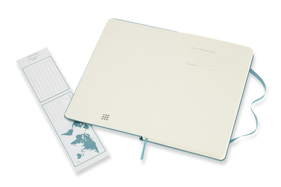 Thumbnail - Moleskine Reef Blue Notebook Large Ruled Hard