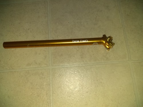 NEW bmx BOX TWO seat post 27.2 se bikes quadangle mcs acs gjs jmc dg fmf profile - Picture 6 of 10