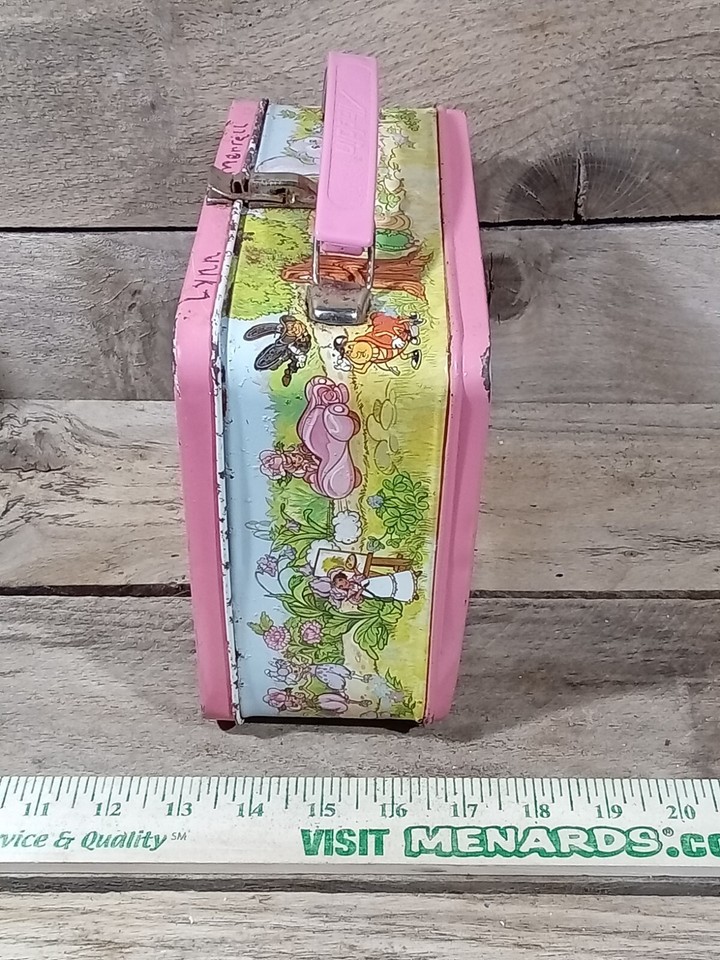 Vintage 1983 Aladdin Metal Lunch Box Rose Petal Place NO Thermos eBay