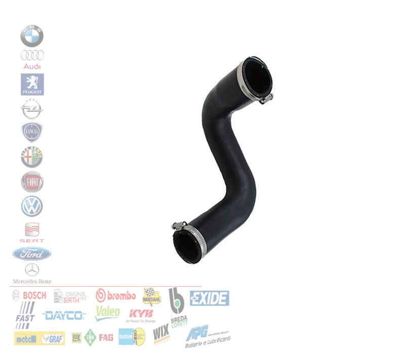 Tubo Intercooler Turbo In Kevlar Per Fiat Bravo II E Lancia Delta III 1.6 MJTD - OEM 51879552, 51964158, 51900149