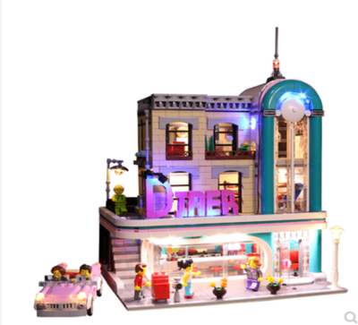 Light Kit for LEGO 10260 Downtown Diner Light ONLY (Classic