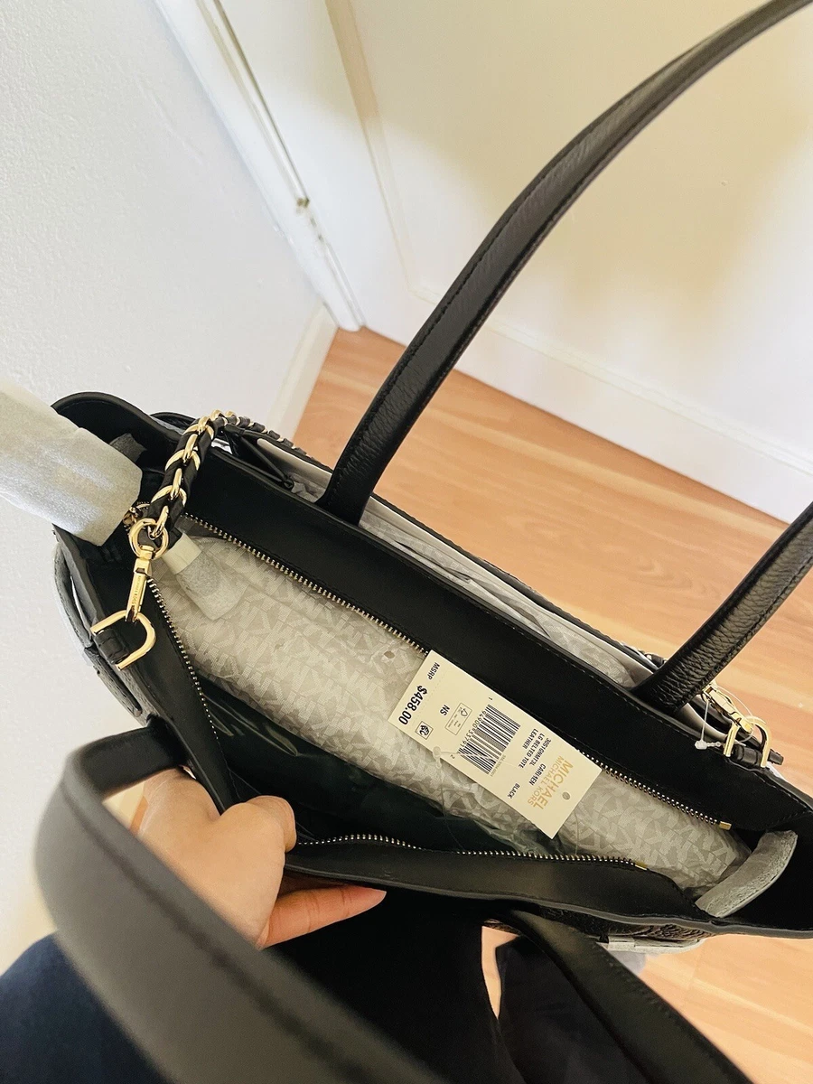 Michael Michael Kors Carmen Leather Shoulder Bag