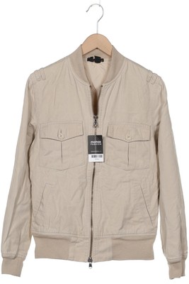 ZARA Jacke Herren Mantel EU 48 (M) Baumwolle beige #dk84ey7