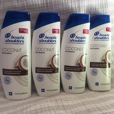 4***Head & Shoulders Coconut  Daily Shampoo  Restore Hair , Coconut Milk 13.5 Oz