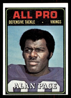 1974 Topps - All-Pro Alan Page #134 EX/MT