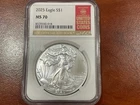 2025 NGC MS70 Silver Eagle