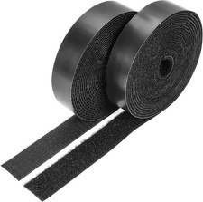 Self-Adhesive Hook and Loop Tape - 15ft x 1 inch Wide - Heavy Duty Sticky Back T