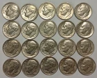 1980-1989 P & D Roosevelt Dime Set Circulated Condition