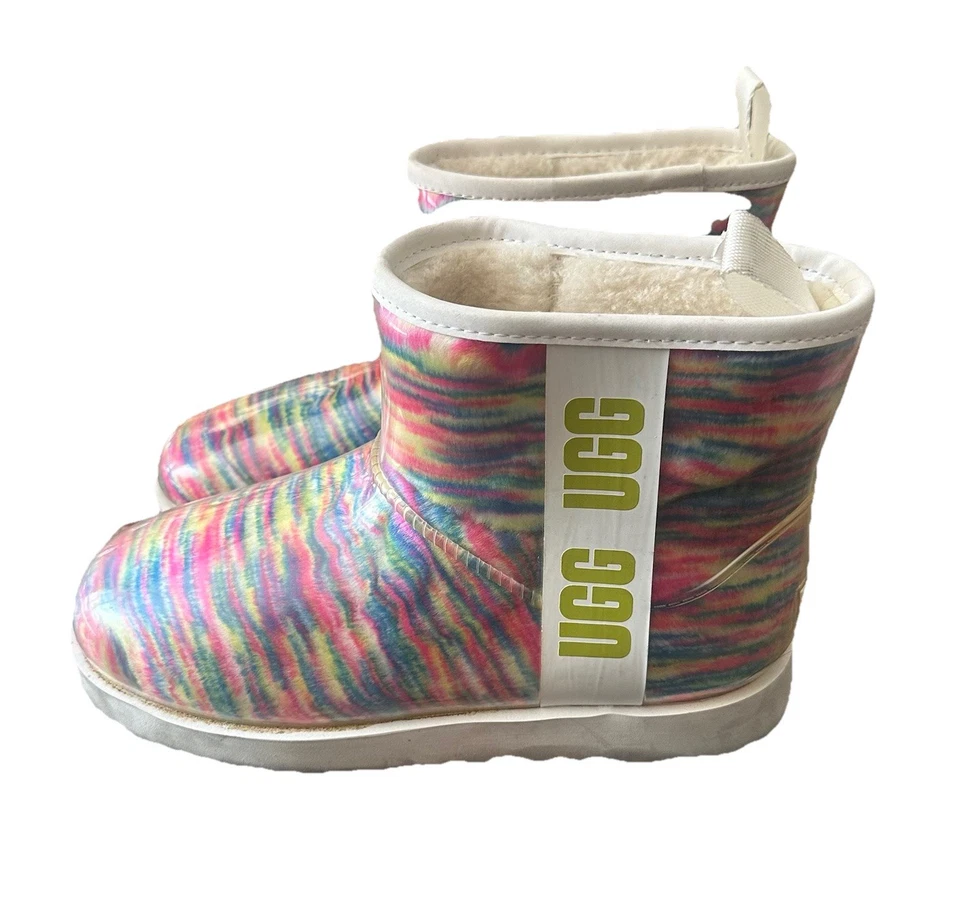 Botas UGG clásicas transparentes mini pixeladas para mujer talla 8 Foto 2 de 3
