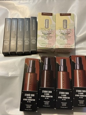 Clinique, Studio Skin, And Bare Minerals Makeup. Unopened Products. Mix bundle 