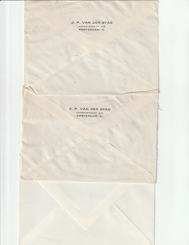 (3) Vintage Netherlands Air Mail/FDC/Postal Strike Cover Envelopes - Image 3 of 3
