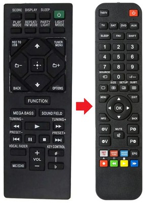 Fernbedienung geeignet für SONY MHC-V02 | MHCV02 | RMTAM502U