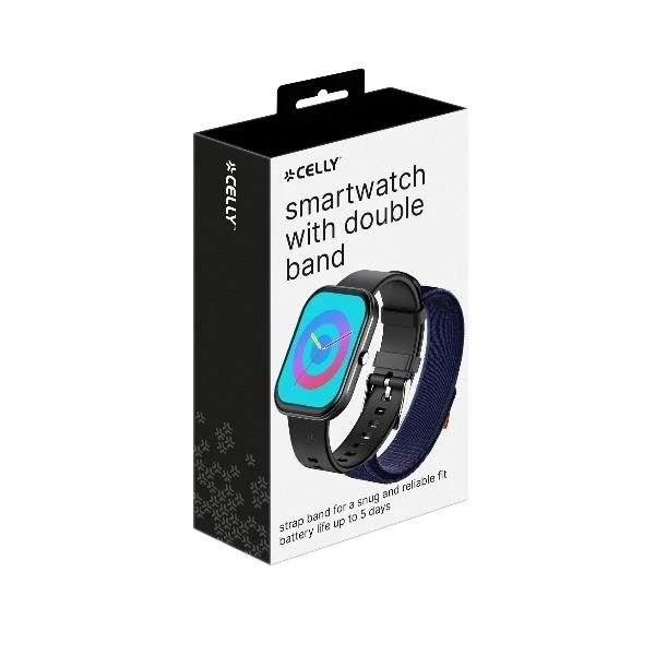 Smartwatch CELLY TRAINERMATE3 Orologio Amoled Touch 1,96" Chiamate Notifiche, fotografia 6 di 6