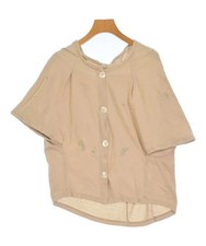 Mina Perhonen Womens Cardigan Beige Blue Pattern Size 36 Used