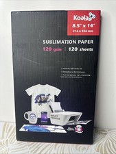 Koala 120g Sublimation Paper 13x19 120 Sheets Inkjet Heat Transfer Cotton Poly