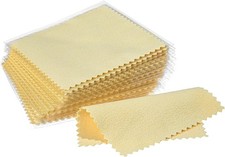100Pcs Premium Jewelry Cleaning Cloth, Silver Polishing Cloth Individually Wrap