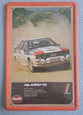 Audi Blechschild Quattro