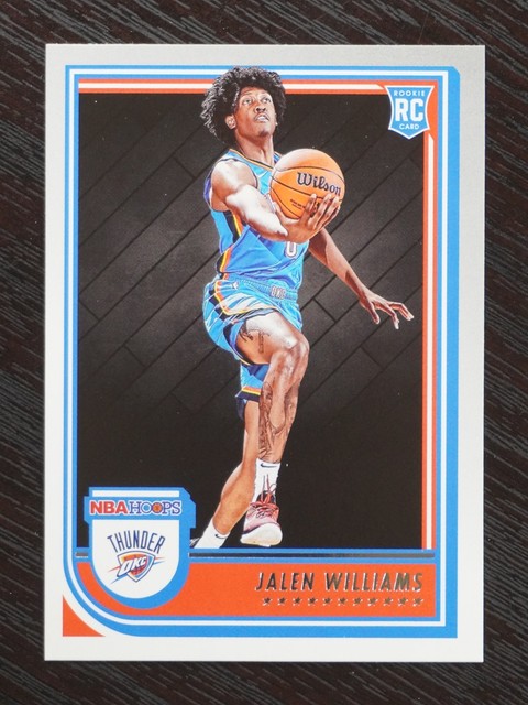 2022-23 Panini NBA Hoops #242 Jalen Williams Rookie Thunder
