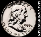 1959 Franklin Half Dollar- Silver Gem Proof Luster No Reserve #G6610
