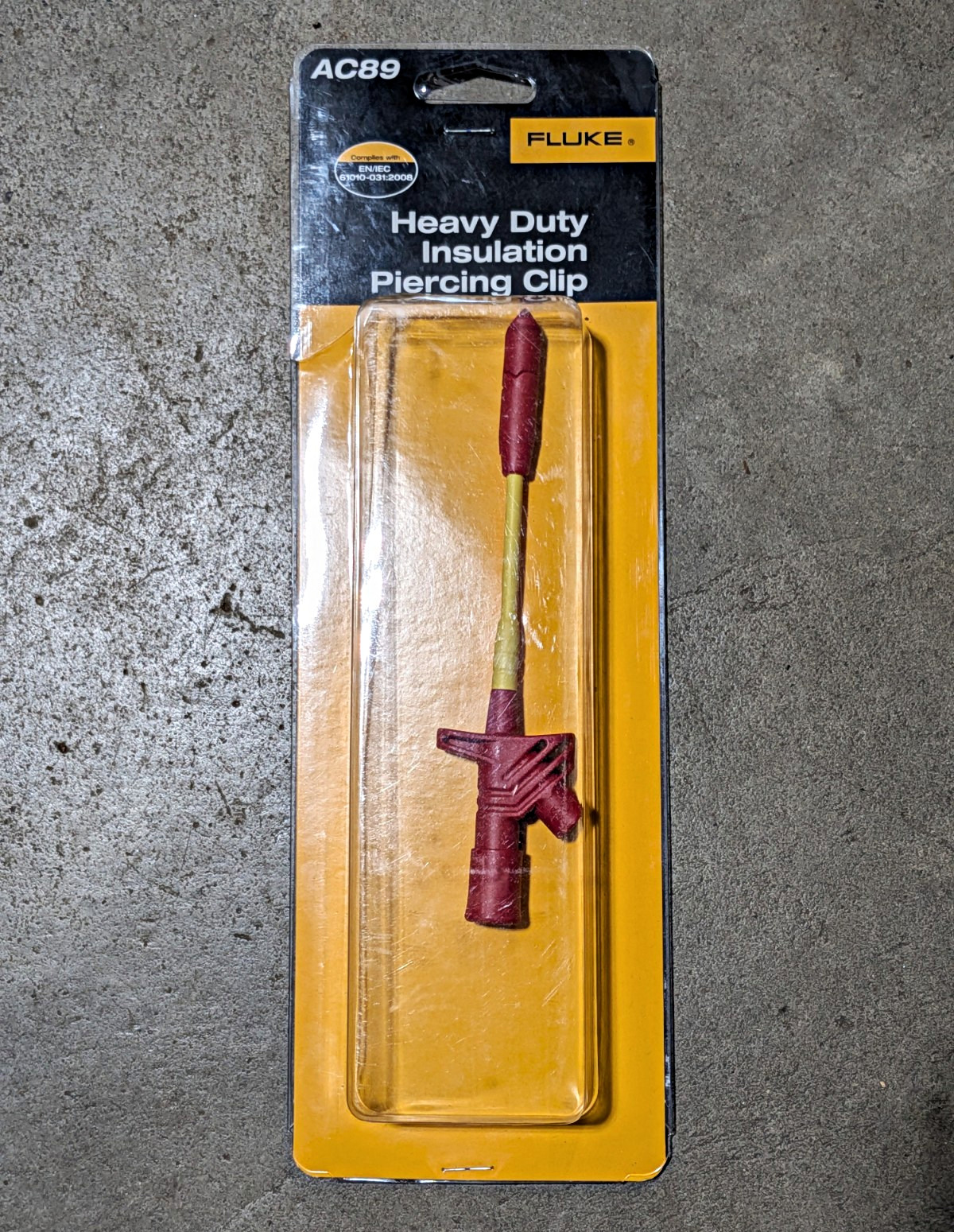 Fluke AC89 Heavy Duty Insulation Piercing Clip Probe 1000V 10A
