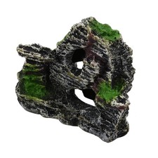Aquarium Ornaments Rock Cave Fish Tank Decor Landscape Underwater Rockery Hiding