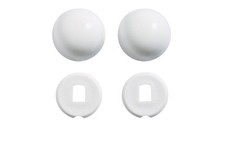 Kohler GP1013092-0 White Plastic Snap-On Toilet Bolt Caps 2-Ct. Pair