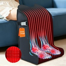 Red Light Therapy for Feet Legs Extra-Large Infrared Wrap 5 Modes