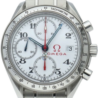 Omega SpeedMaster Date Torino 2006 Collection 3516.20 Stainless Steel #LPW909