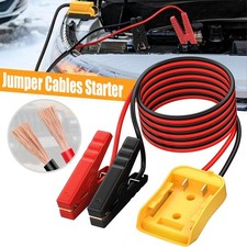 Jumper Cable Clamps Compatible with DeWalt 20V Battery, 5.9FT 8AWG Portable Batt