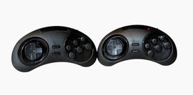 Sega Genesis Classic Console 80 Built-In Games + 2 Wireless Controllers Tested 