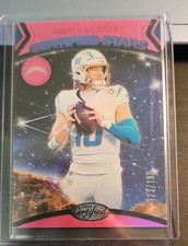 2024 Panini Certified - Certified Stars Justin Herbert #18 Mirror Pink /199