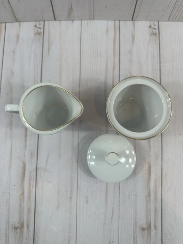 VTG Seltmann Weiden K. Bavaria Sugar Bowl & Creamer Set Floral Pattern Doris - Picture 5 of 10