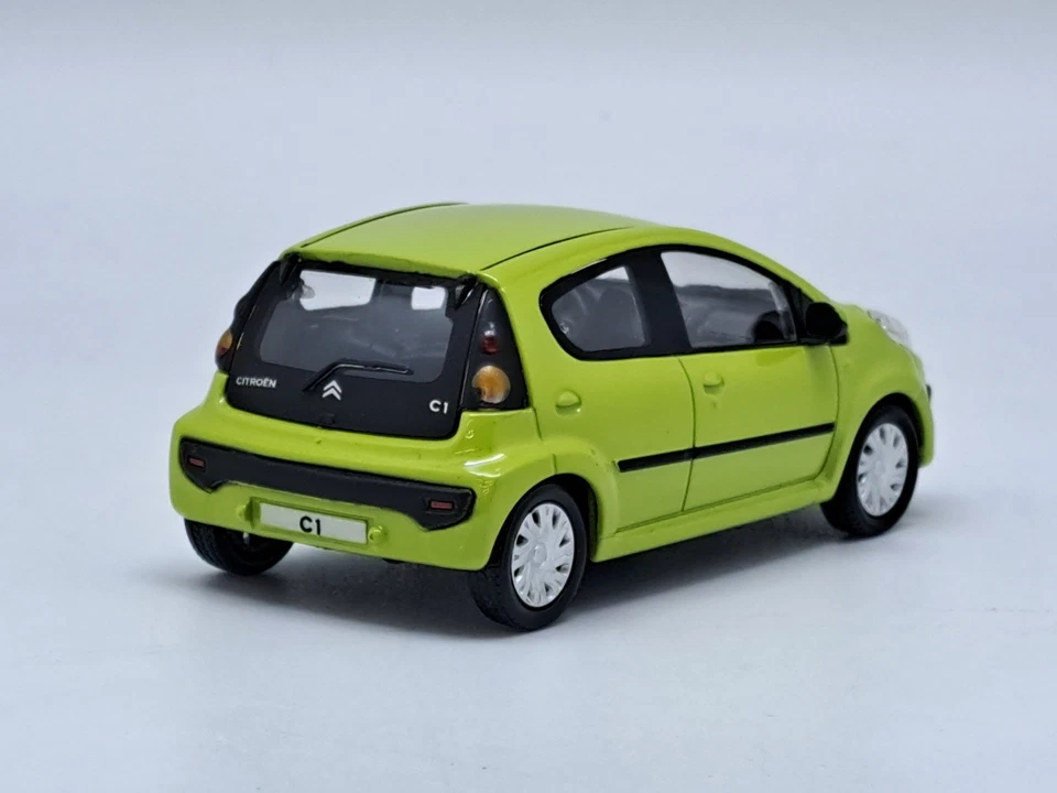 CARARAMA, CITROEN C1 Jaune, échelle 1/43, CAR32750 - Photo 2/4
