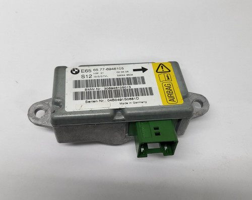 BMW 7er E65  Airbagmodul Steuergerät Tür Sensor Airbag vorne links  6946105 (03)