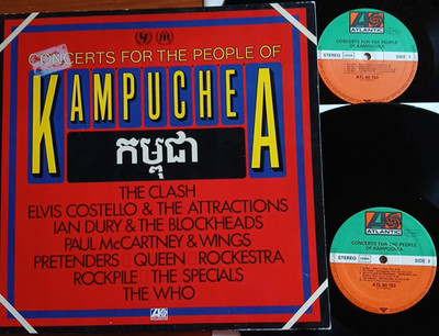 2 LP Concerts For The People Of KAMPUCHEA'' - The Who, Queen, The Clash u.a.,