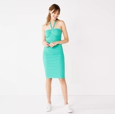 Nine West Womens Reef Green Sweetheart Neckline Bodycon Dress Size Medium New