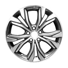 18x7 Machined Bluish Dark Charcoal Metallic Wheel fits 2017-2019 Infiniti Qx30