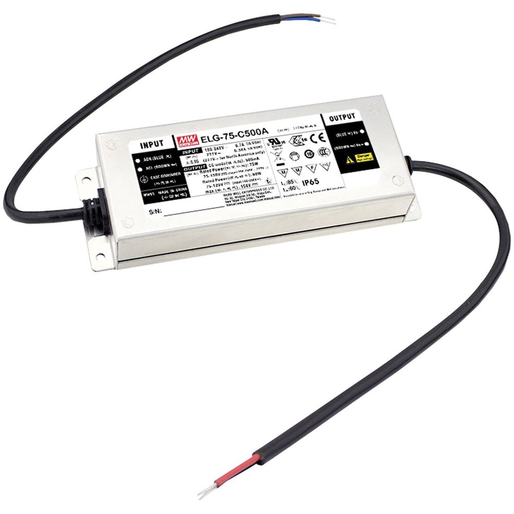 Mean Well ELG LED driver 74.9W dimmable DALI outdoor safe